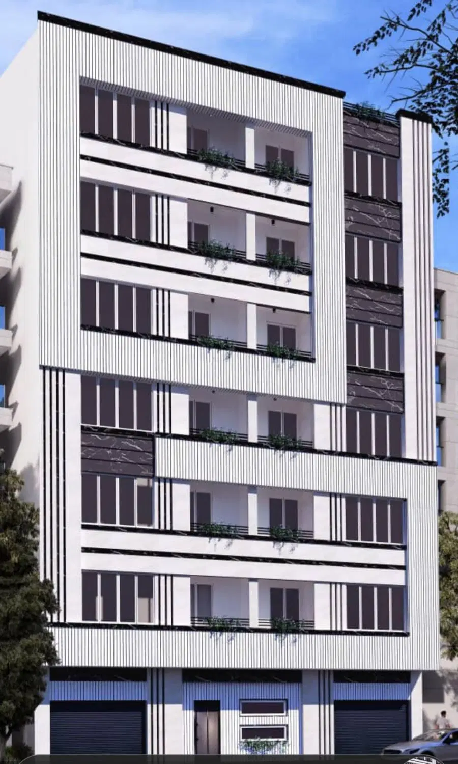 اپارتمان نوساز 135 متری سه خواب فول