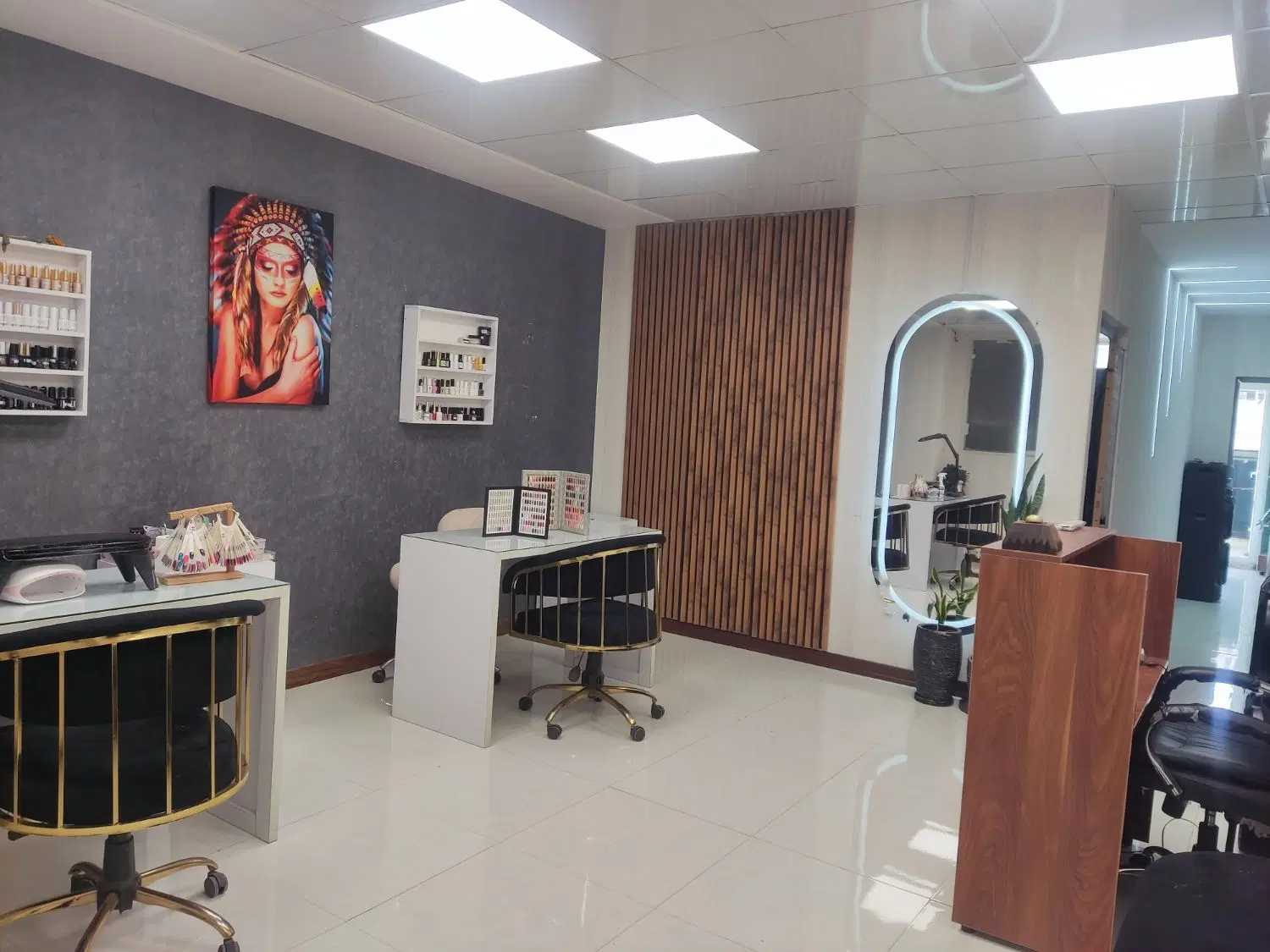 اجاره اتاق میز ناخن صندلی رنگ کراتین