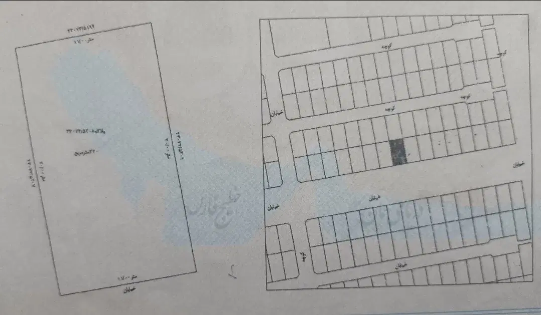 زمیت تجاری مسکونی شهرک جهاد