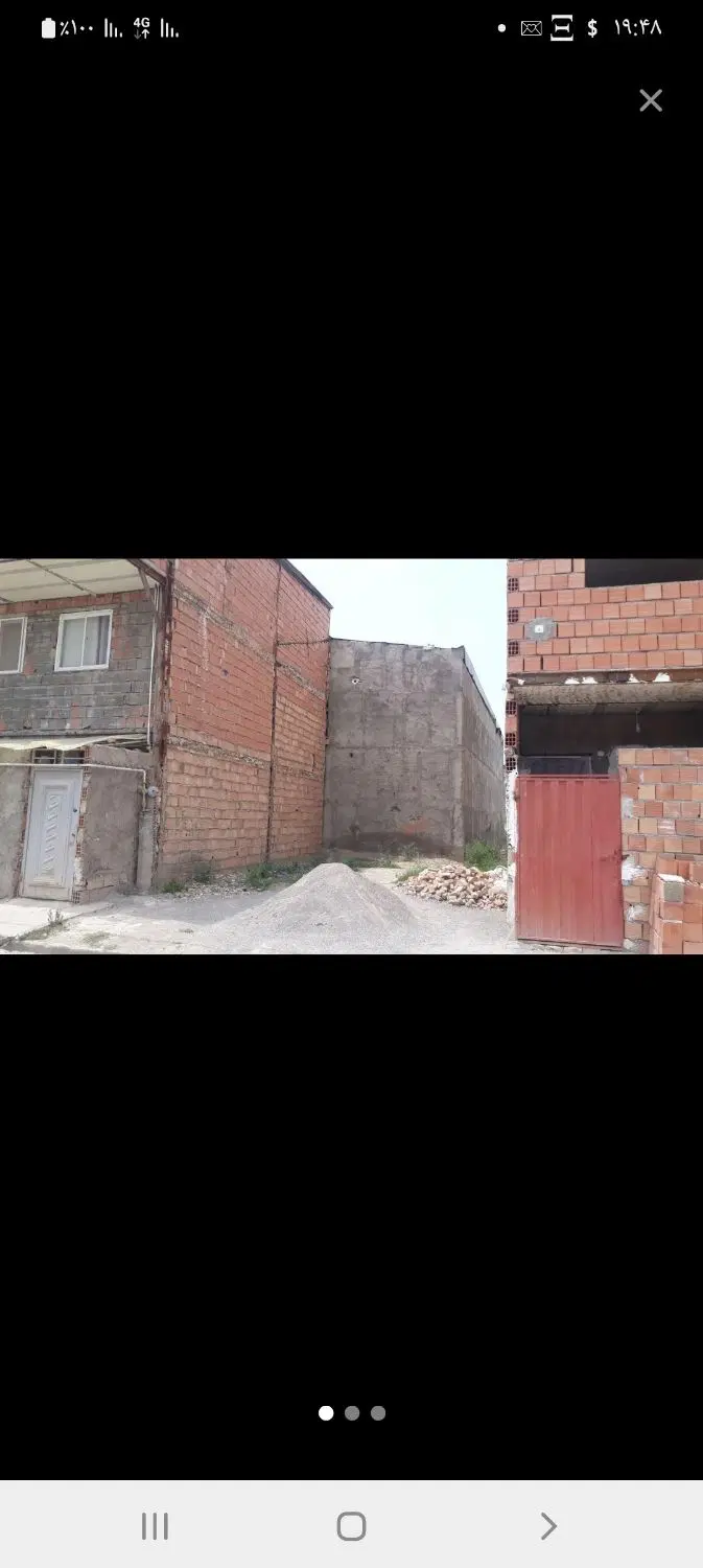 زمین داخل چناران۶۲ چندقواره مانده به آخرسمتراست
