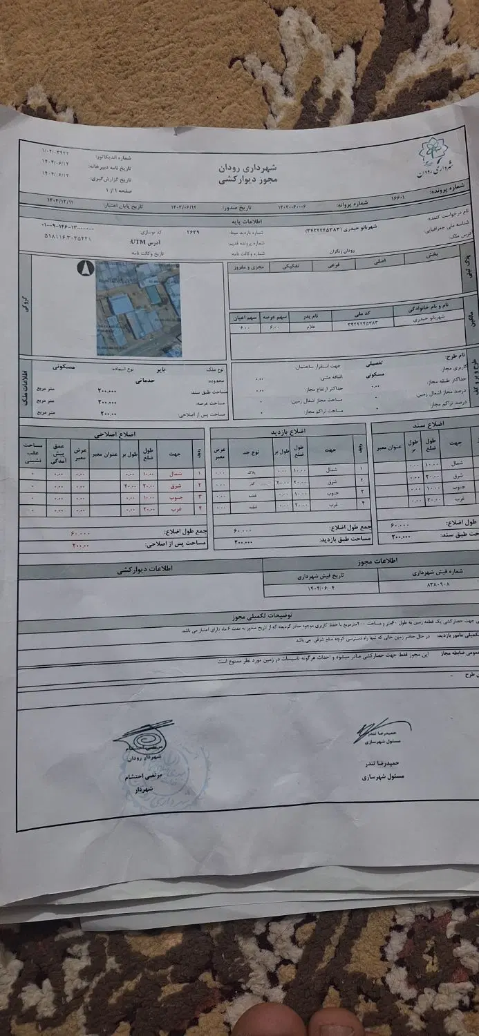 فروش. زمین. رودان خیابان نماز