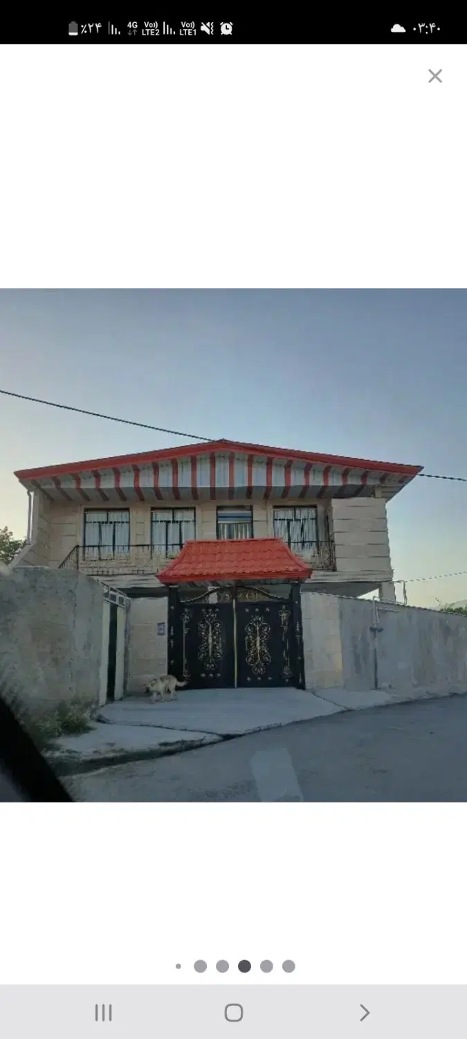 واحد ۷۵متری بالای ویلایی