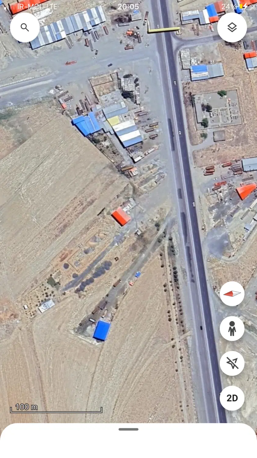 زمین صنعتی دو راهی زاغه بحر جاده همدان کرمانشاه