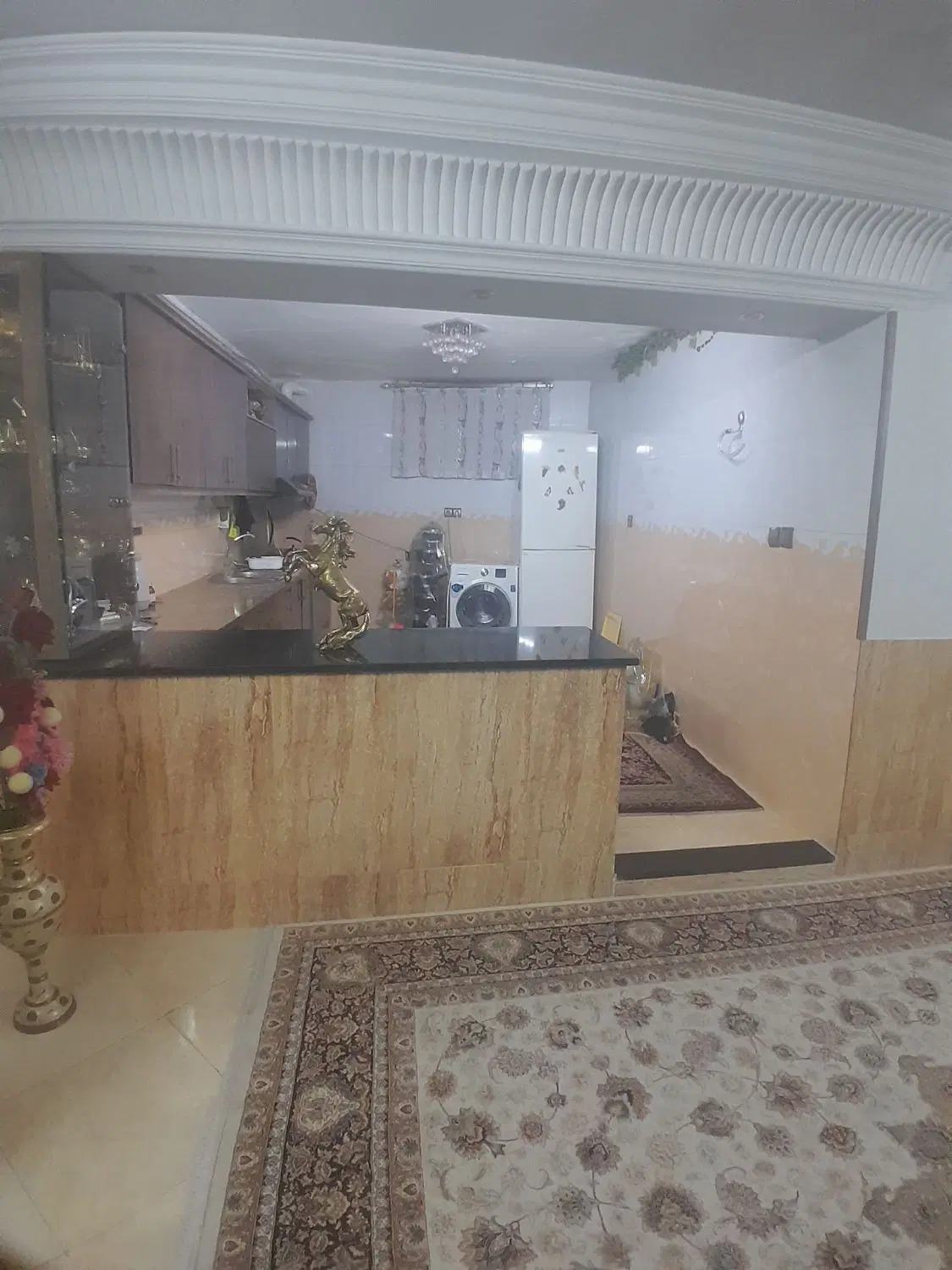 واحد همکف در جدا شیک و دوخواب وبزرگ رهنی