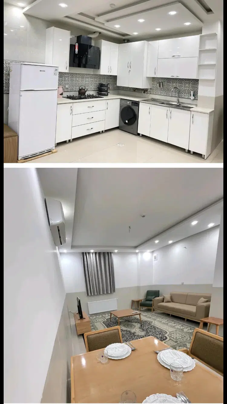 اپارتمان مبله هاشمیه فول امکانات شیک روزانه
