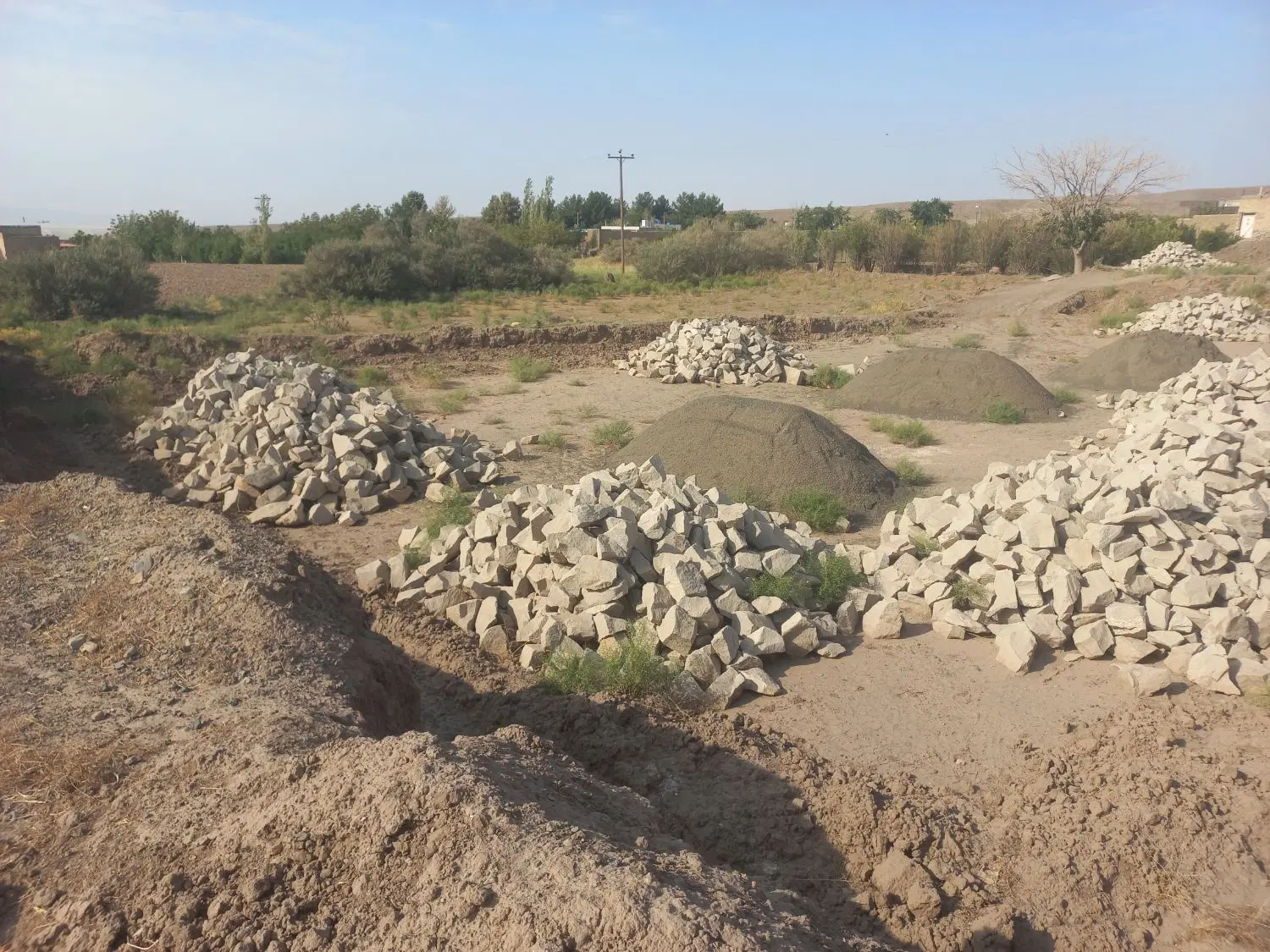 زمین روستای کسکن