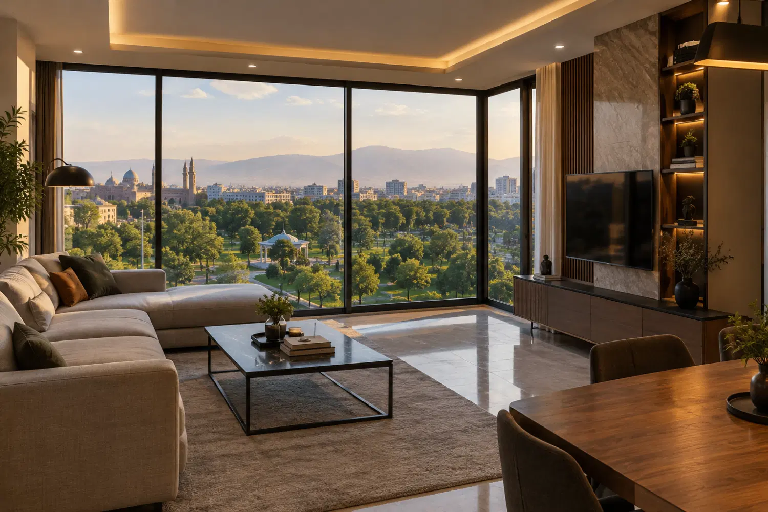 سه خوابه بر پارک رستم شیرازی