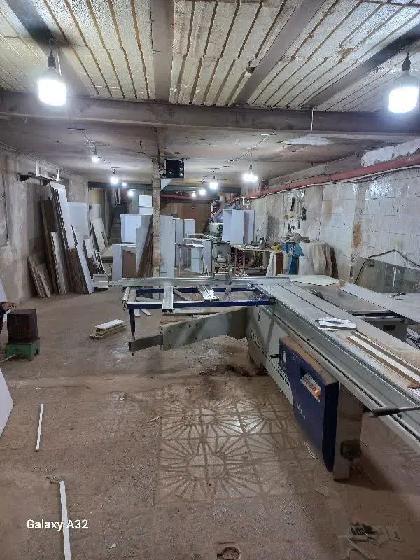اجاره قسمتی از کارگاه برای  cnc ام دی اف