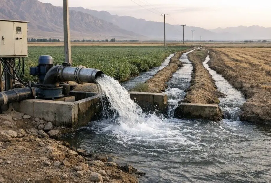 فروش ۳۵ دقیقه آب روستای ناظرآباد قیمت مناسب