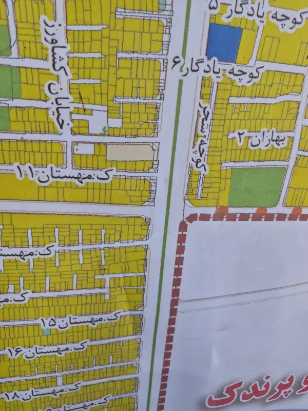 فروش دو قطعه زمین ۱۰۰ و۱۲۰ متری