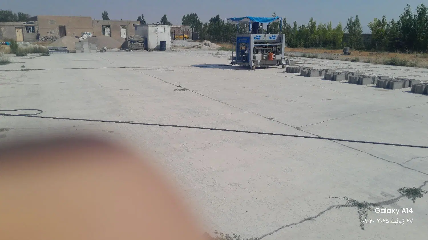 اجاره کارگاه مناسب بلوک زنی و تیرچه و ...