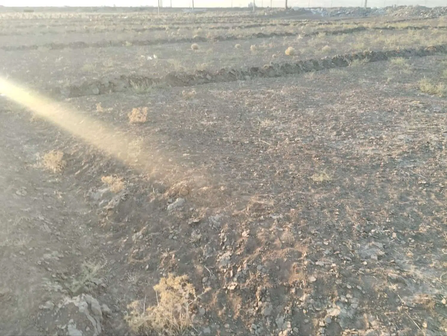 ۶۵۰متر زمین ناصر آباد قبل از پل اتوبان برکانال