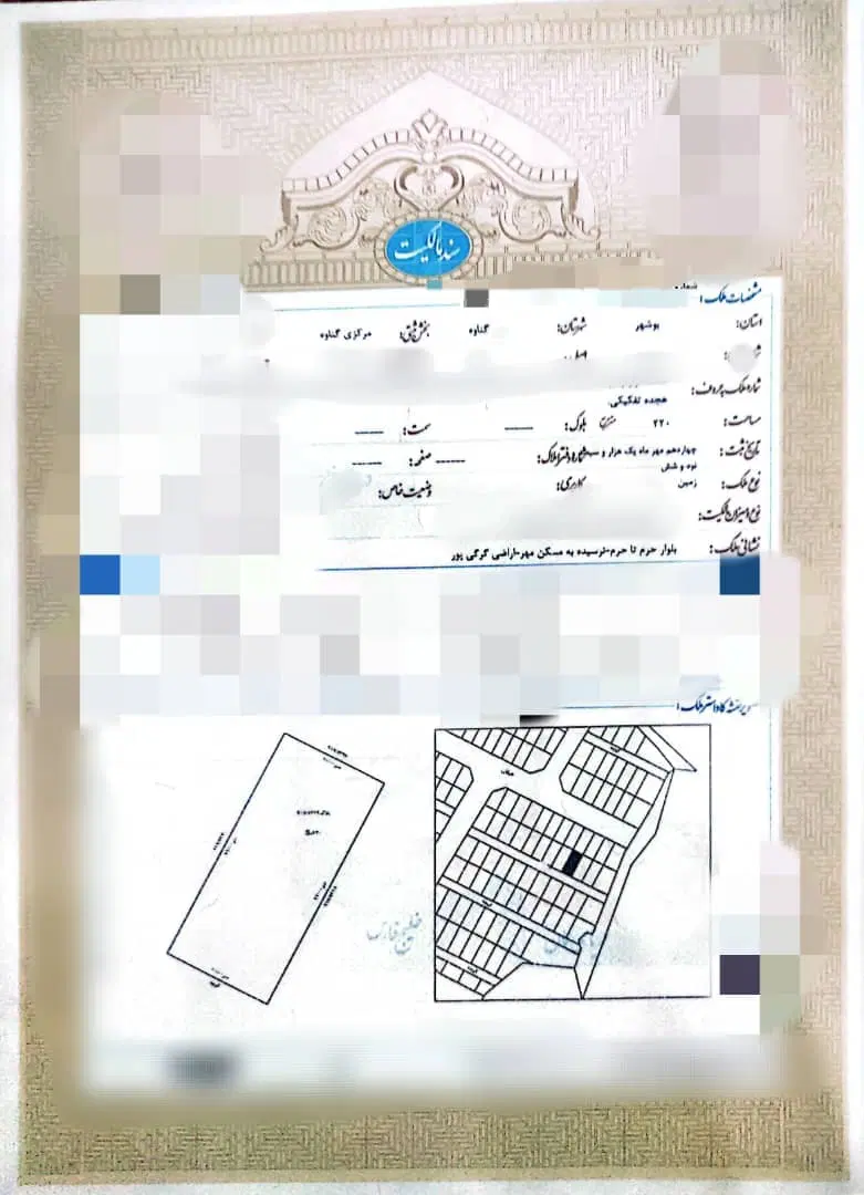 زمین حرم به حرم فرعی ۲۱