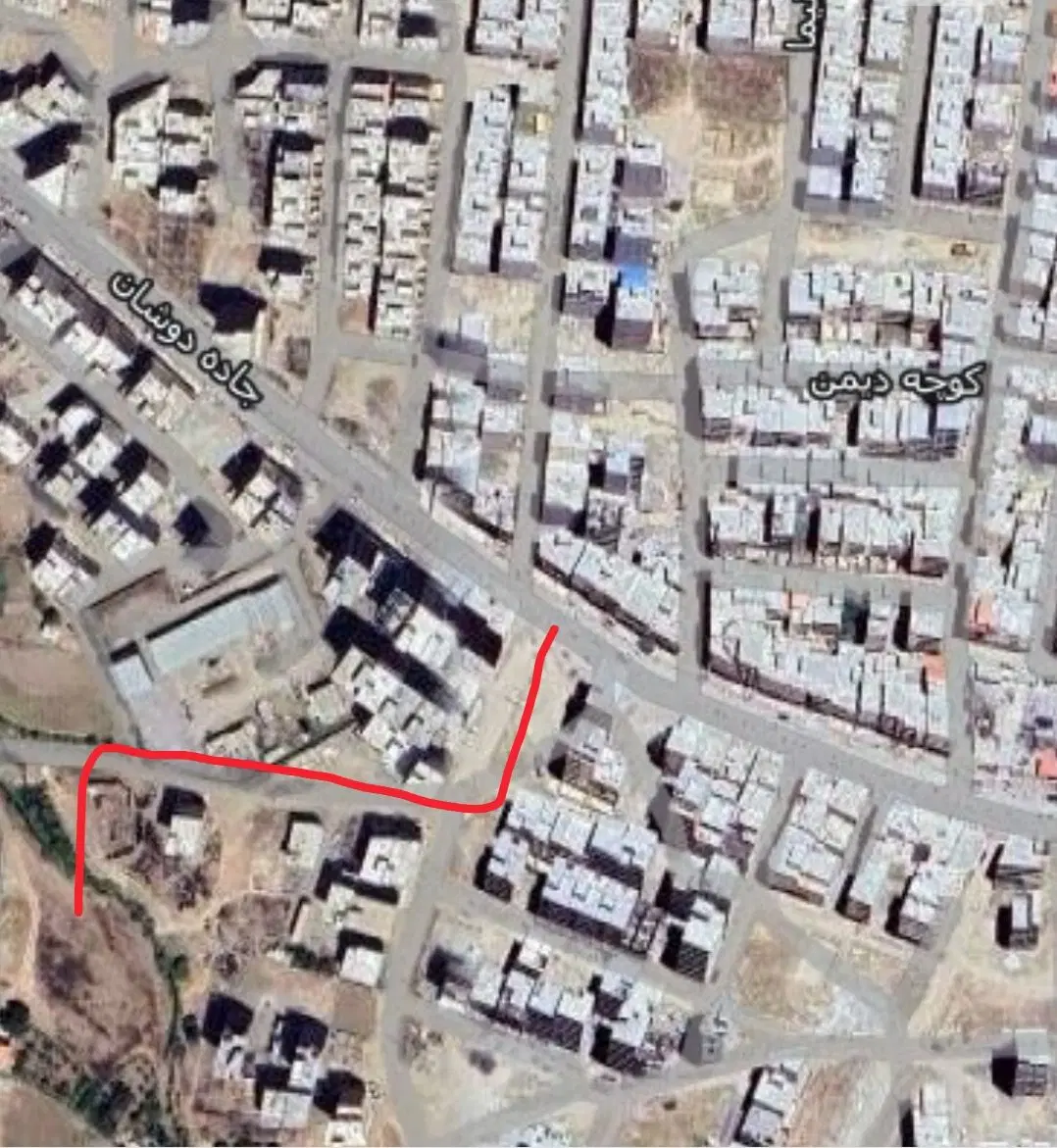 زمین ۱۰۰متری دوشان