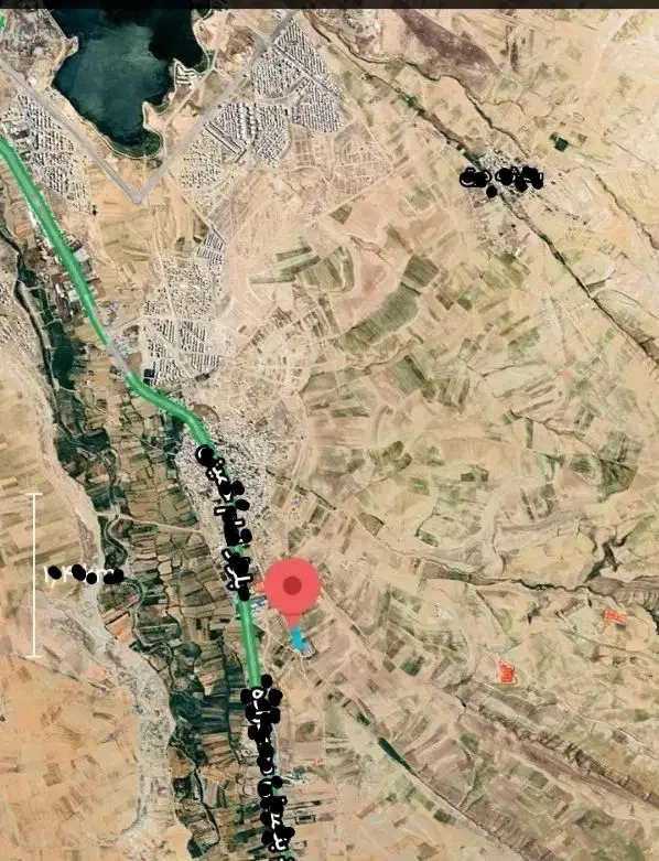زمین زراعی شام اسبی ۲۹۰ متر