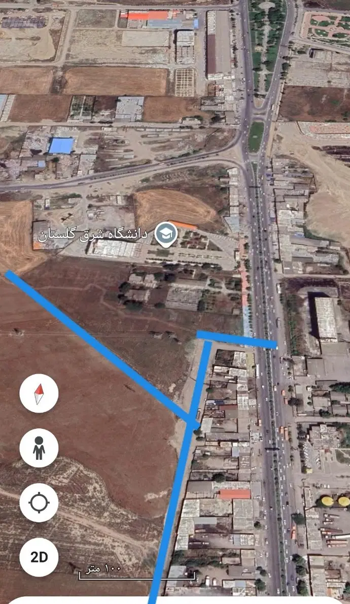 زمین موقعیت خوب