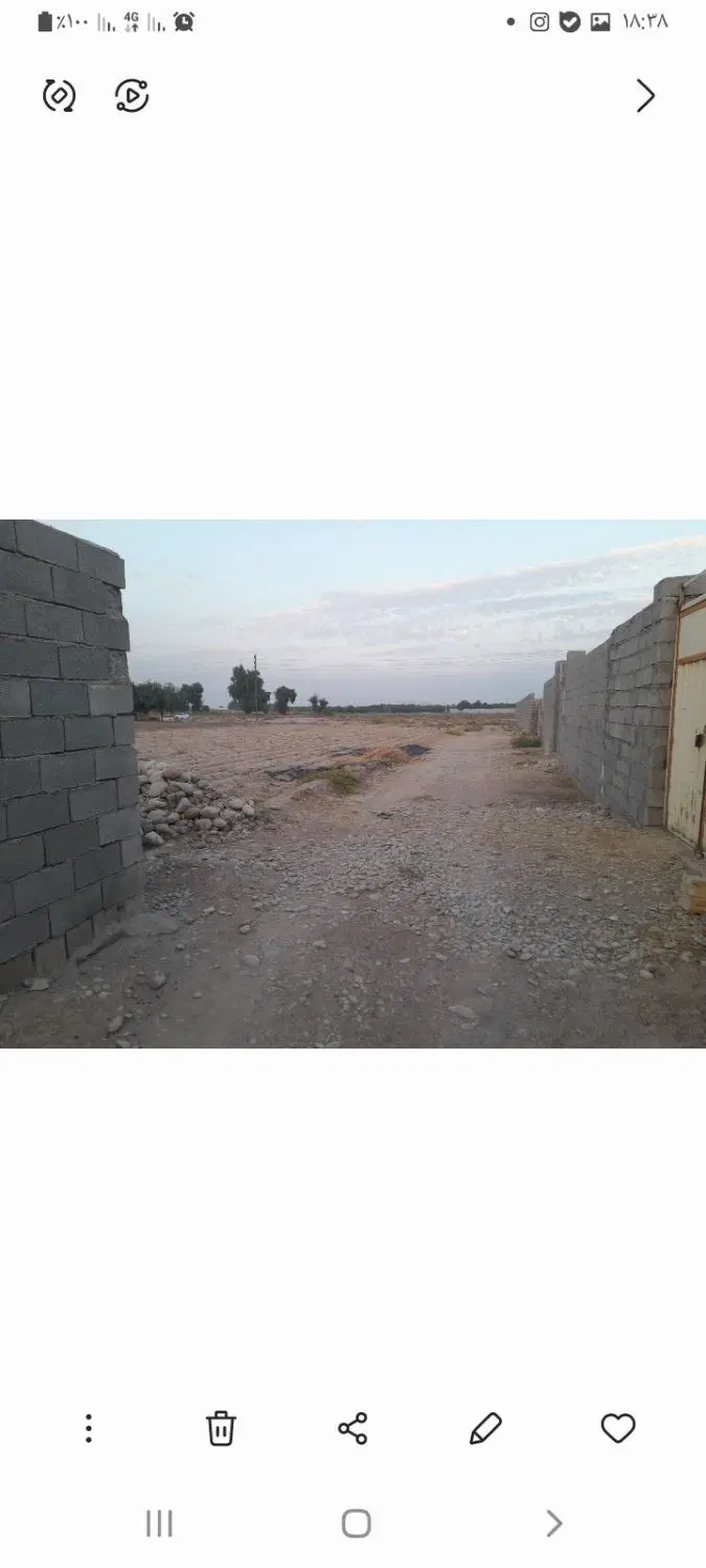 زمین باغچه بندوبال