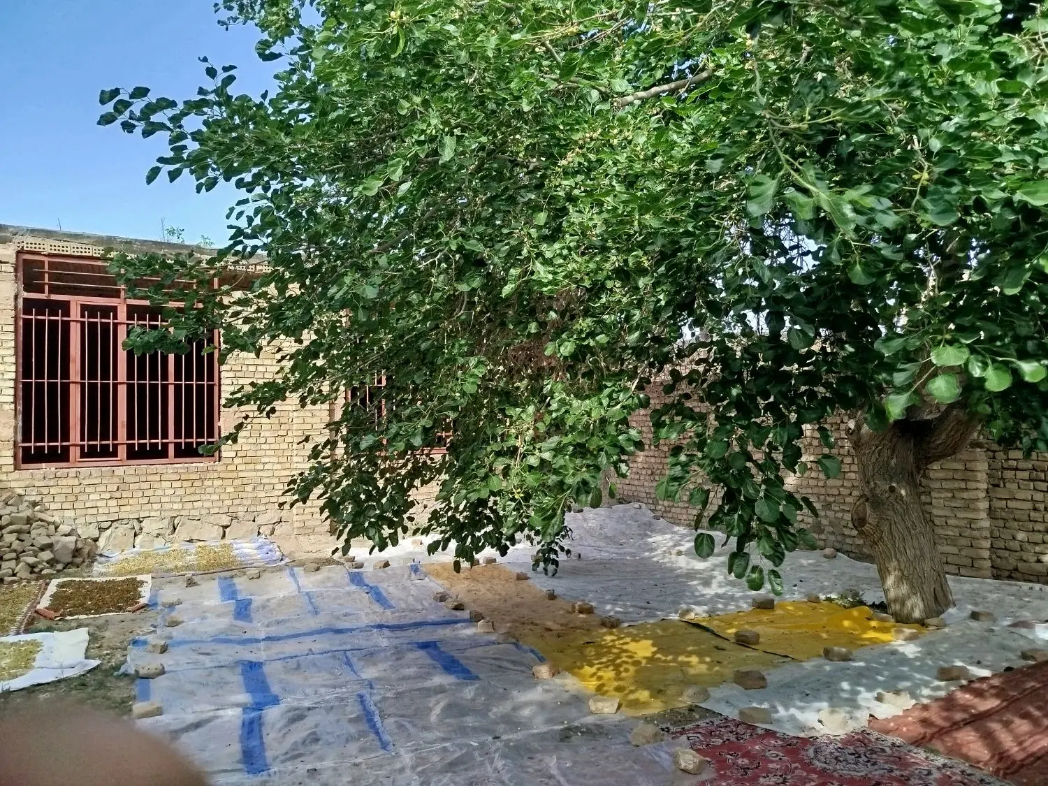 خانه نیمه ساز در روستای سرک