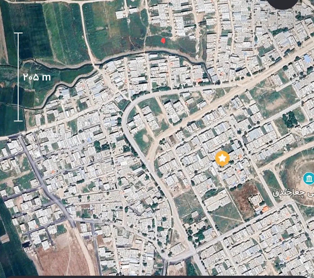 زمین ۱۶۶ متر مربعی واقع در روستای حاجی خدیجه
