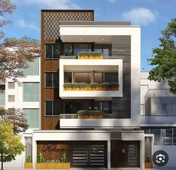 خانه سه بر ،بر خیابان اصلی، خانه۳طبقه جدا از هم