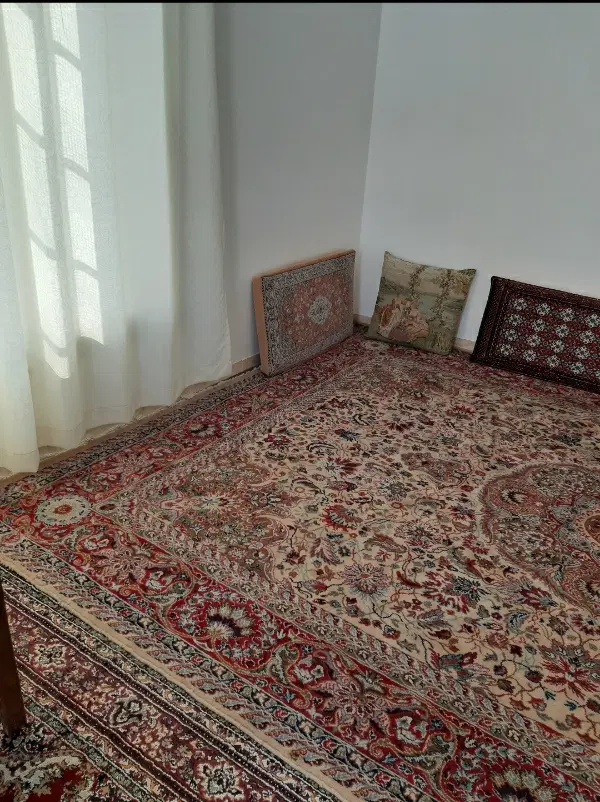 حیاط دو طبقه شمالی در بهار