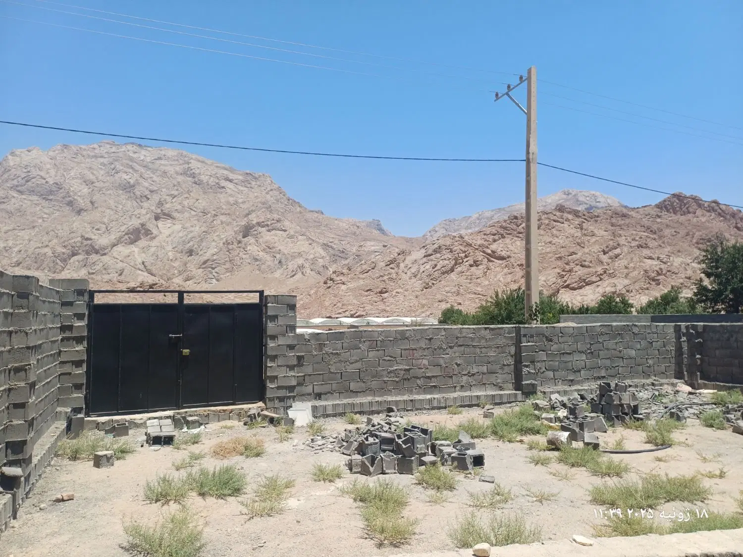 زمین فروشی ۲۱۰ متری روستای صادق آباد تفت