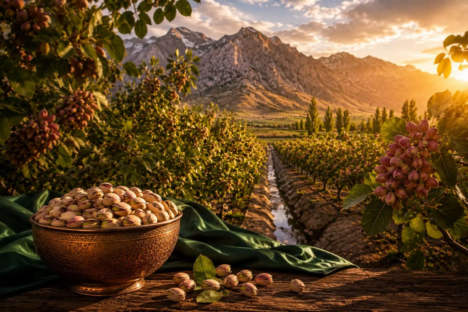 فروش باغ پسته ۲۰ هکتاری در دامغان
