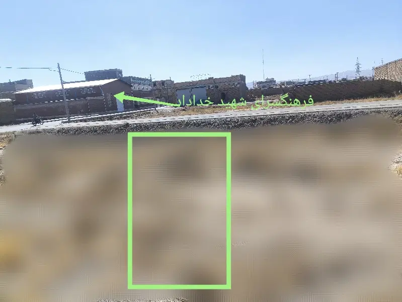 زمین  دوبر موقعیت تجاری و کارگاهی