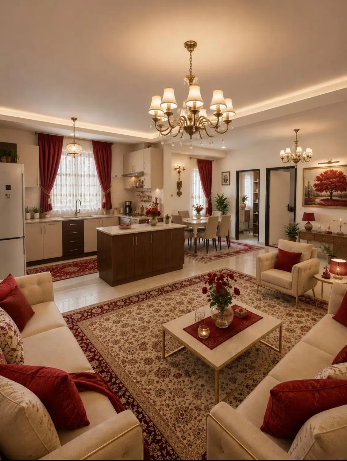 95 متر _ روبه نما _ فول امکانات