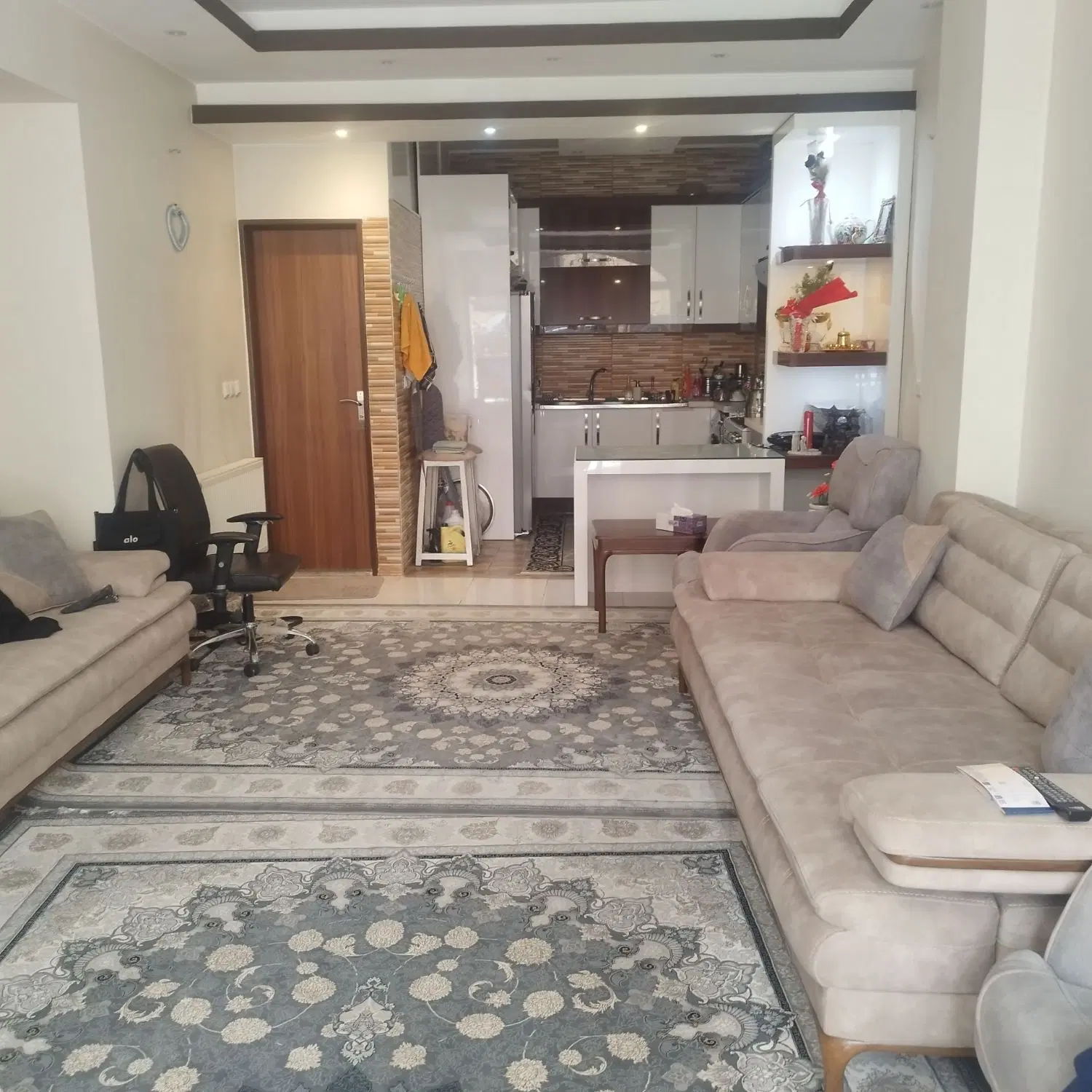 همکف در به حیاط ماشین رو