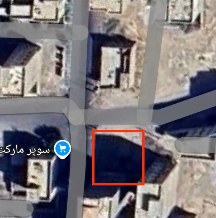 زمین 186 متری سه بر
