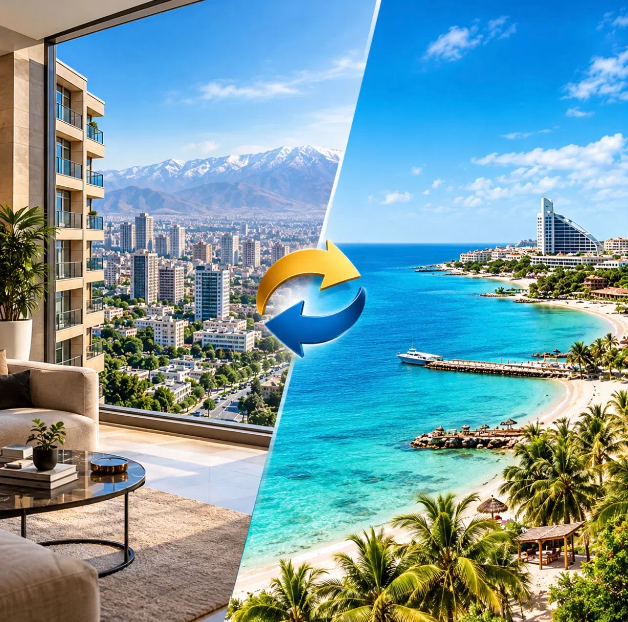 معاوضه آپارتمان سنددار در کرج با ملک در کیش