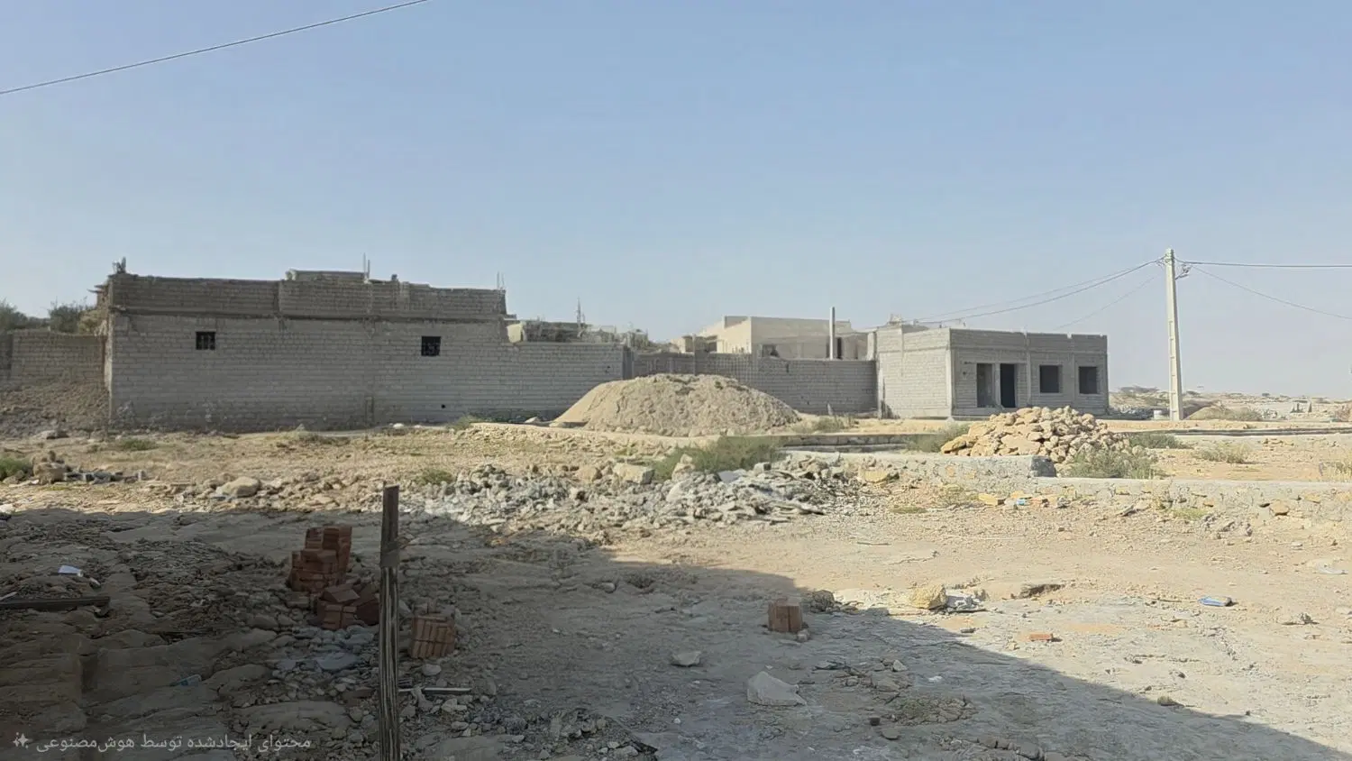 زمین روی بلندی روستایی سلخ