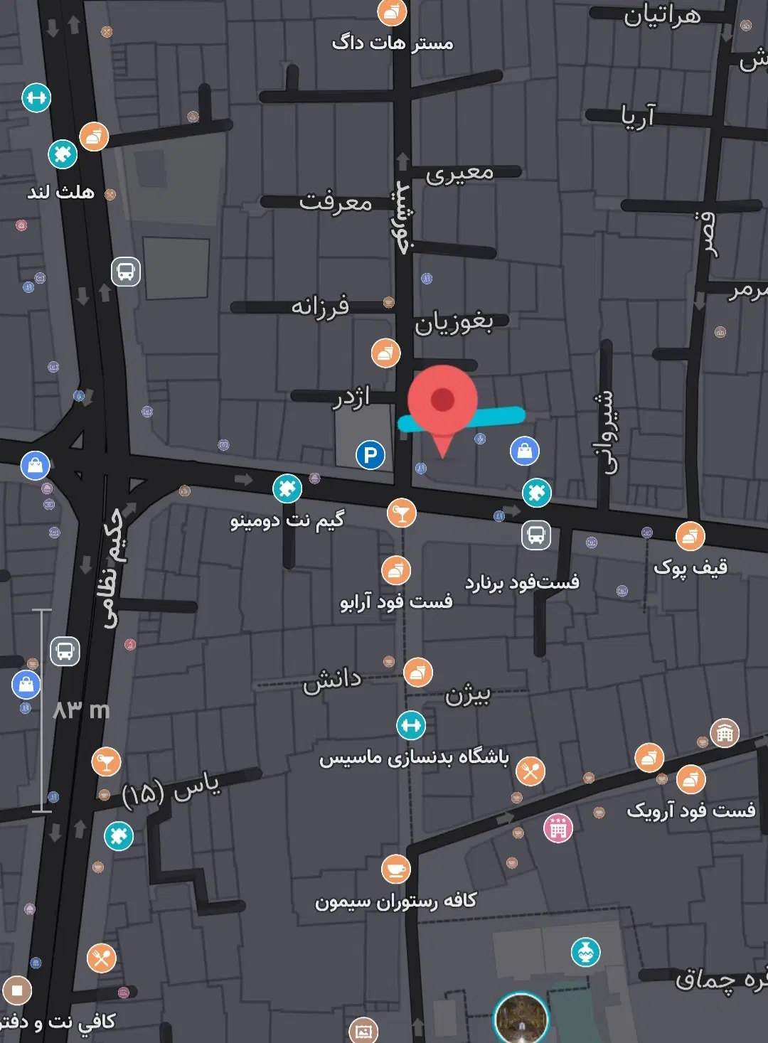 مغازه فروشی نظر میانی