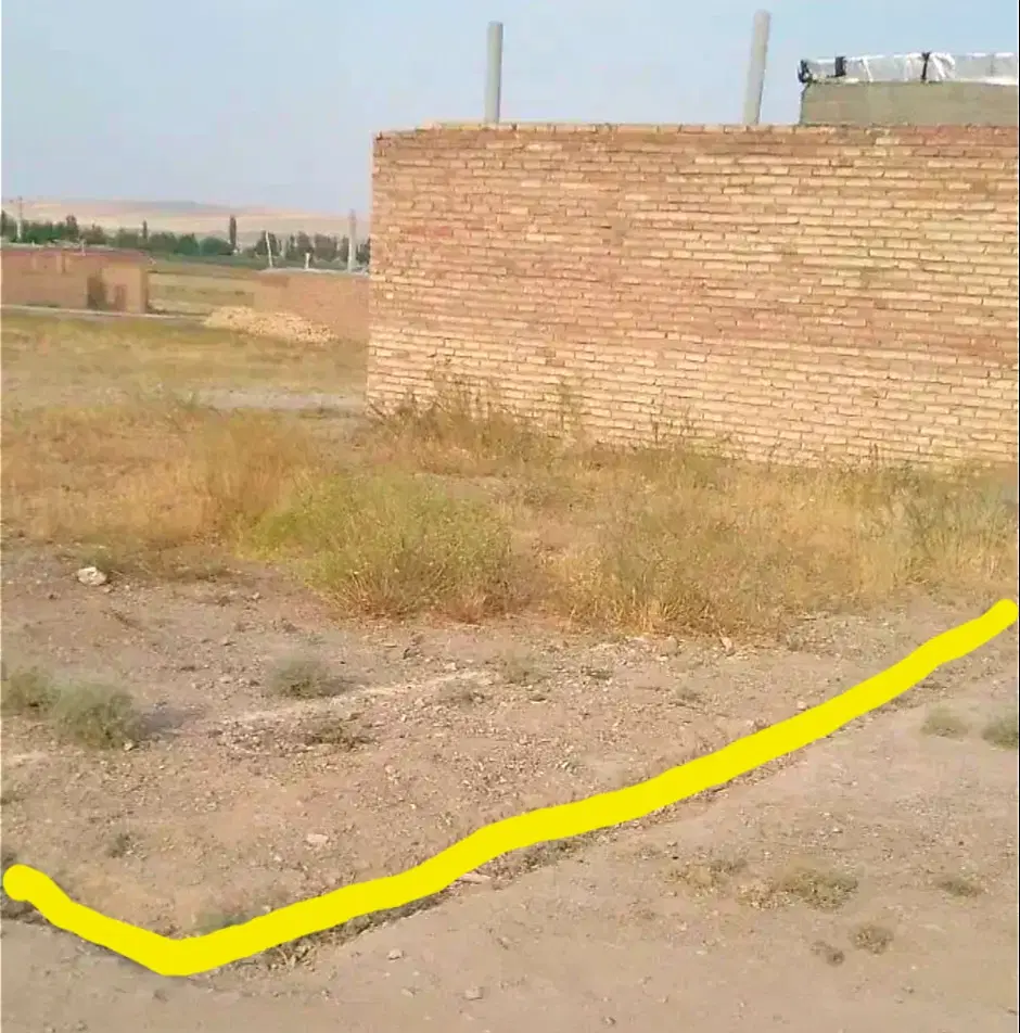 زمین داخل محدوده وردان دو نبش