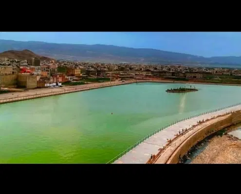 زمین باستان دریاچه شاپوری