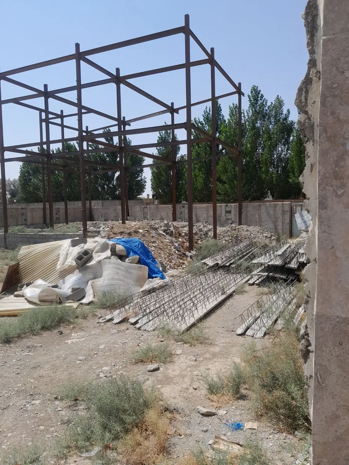 ۲۵۰متر زمین اسکلت اول زعفرانیه