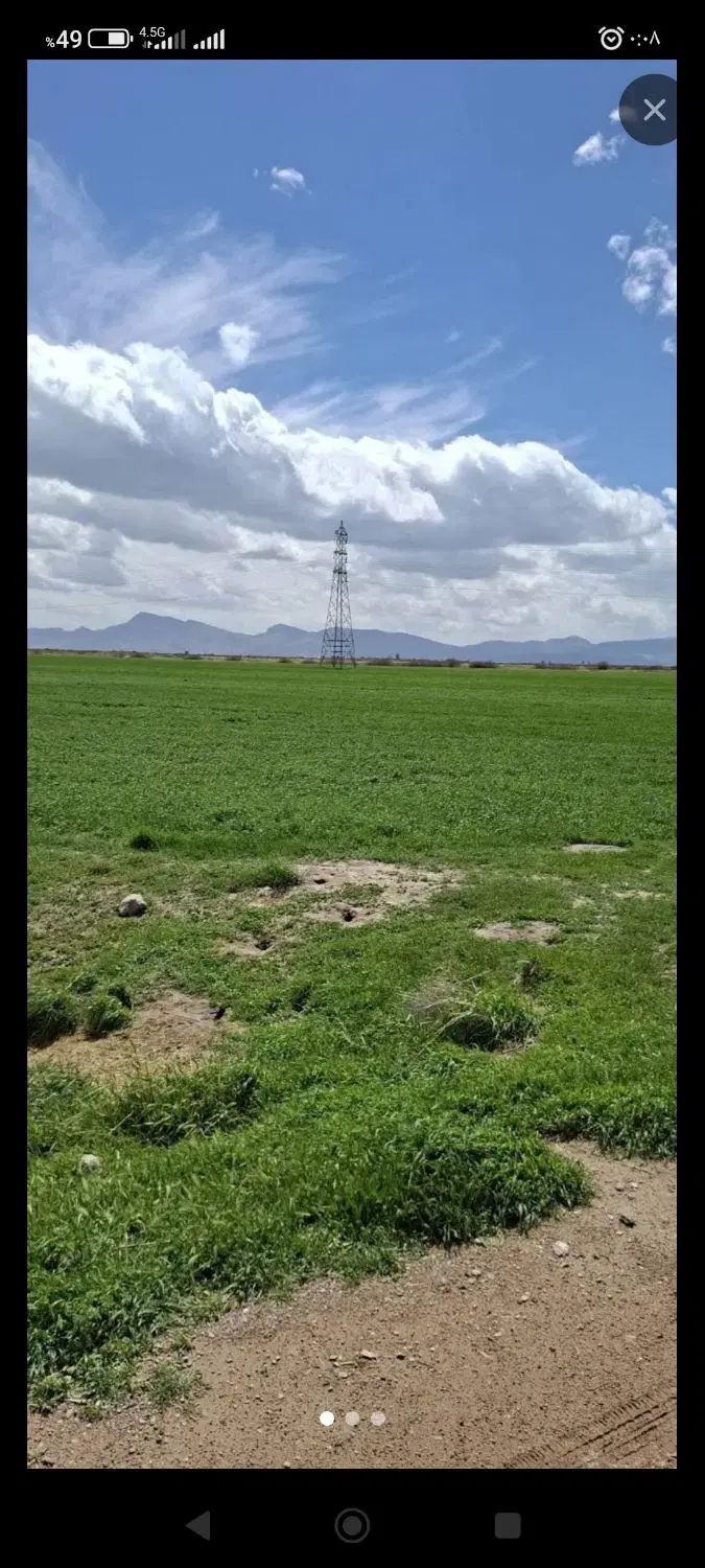 یک قطعه زمین کشاورزی