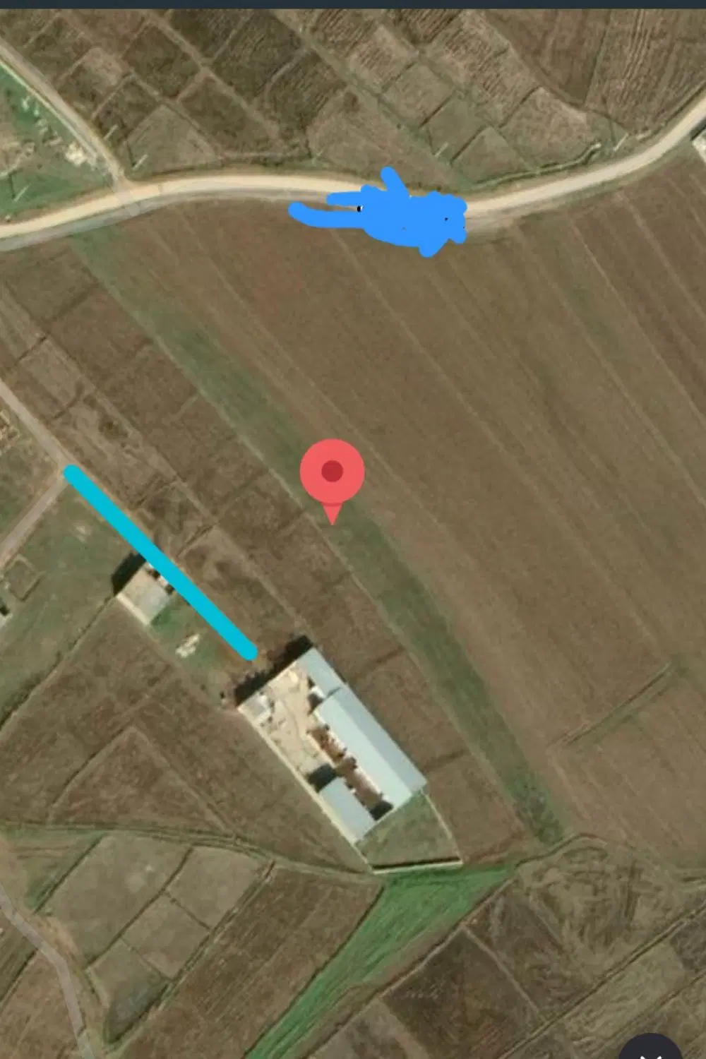 زمین ۴۲۰۰ متری روستای  دستبزانو تیربازار