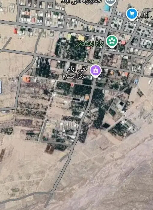زمین ۵۸۰ متری روستا