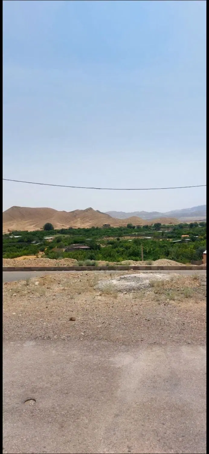 زمین سه نبش تجاری مسکونی درجزین ، ویو رو به باغات