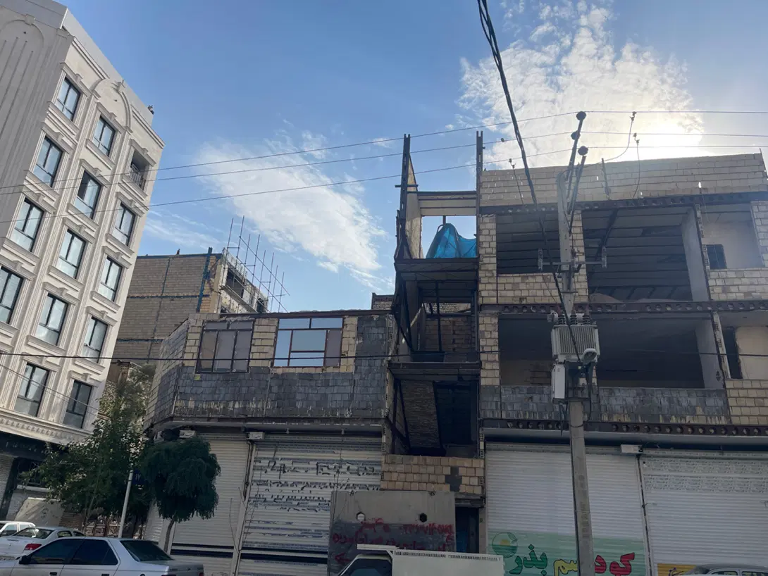 هوایی اپارتمان نبش سعادت ۱
