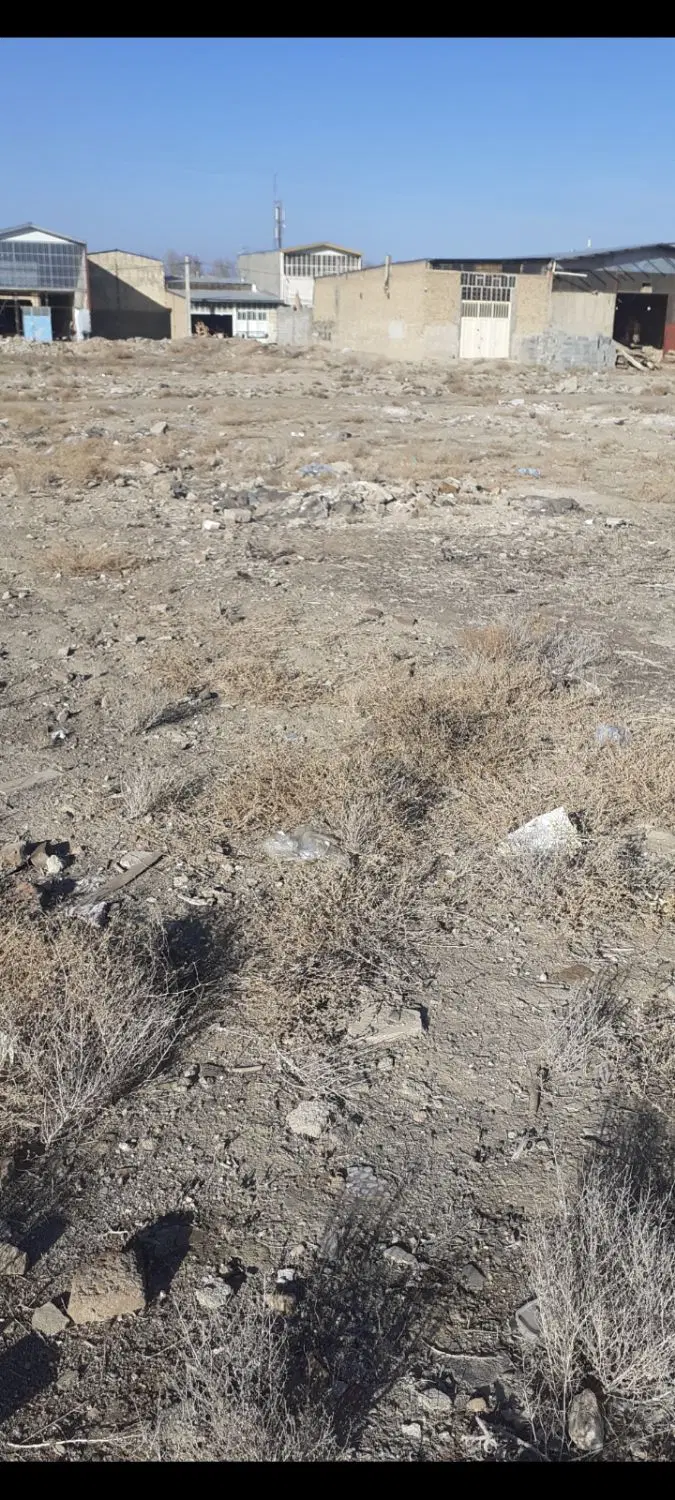 زمین فروشی کوچه کارخانه قند انتهای گلستان ۶