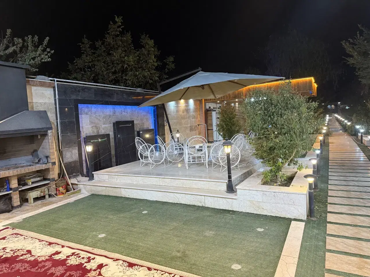 باغ فول فرنیش لاکچری کوشک وکهریزسنگ