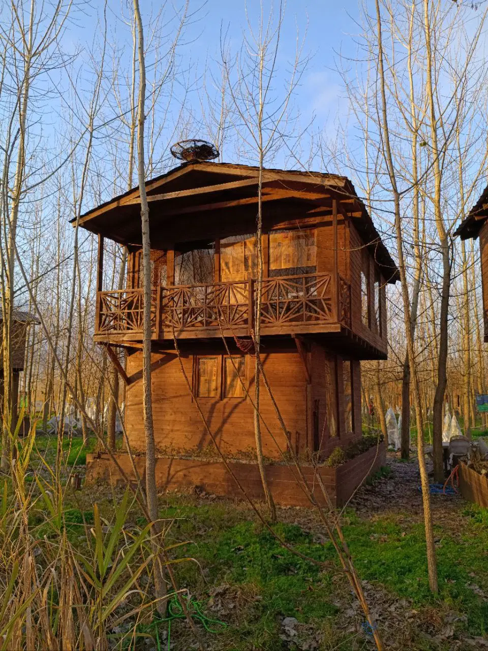 کلبه چوبی مبله _سنددار