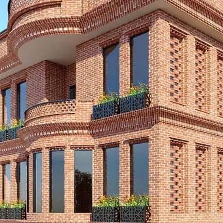 ساختمان تجاری  جامی یک  نما آجر سه سانت