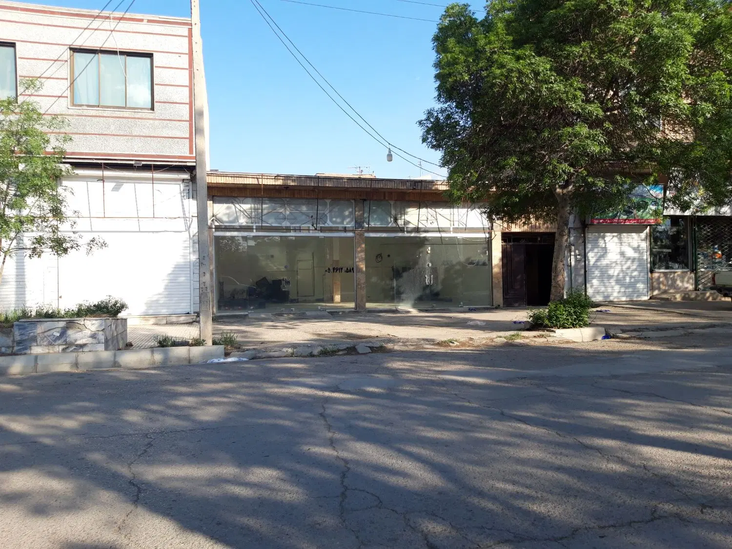 مغازه اجاره خیابان بانک ملی چناران رو به رو سلطانی