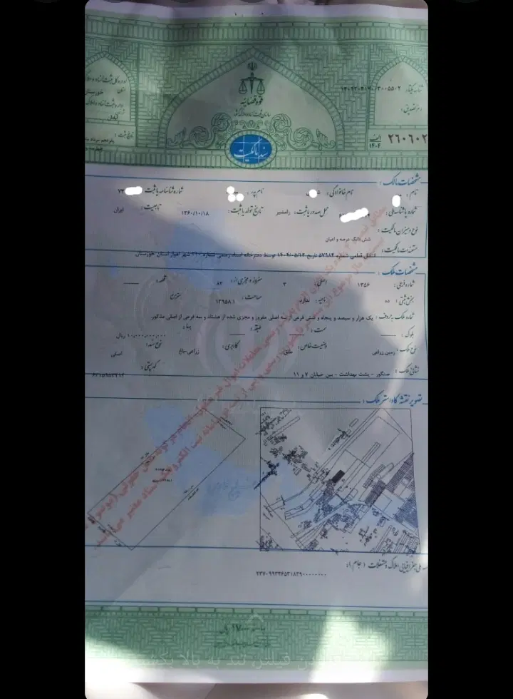 یک قطعه زمین