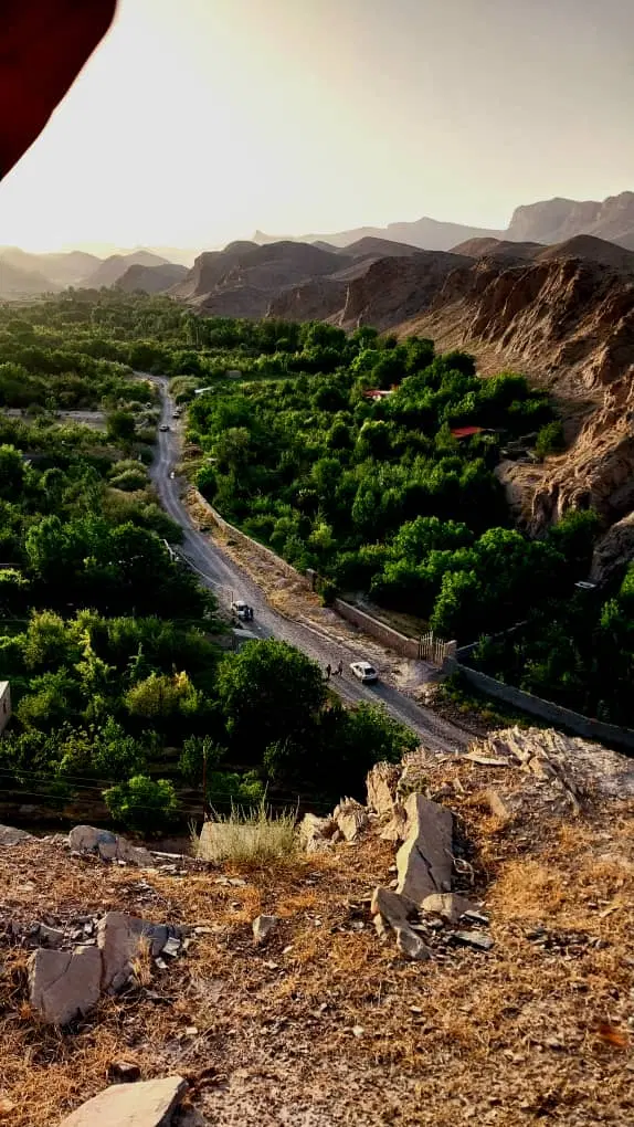 باغ جاده سد کارده روستا بهره