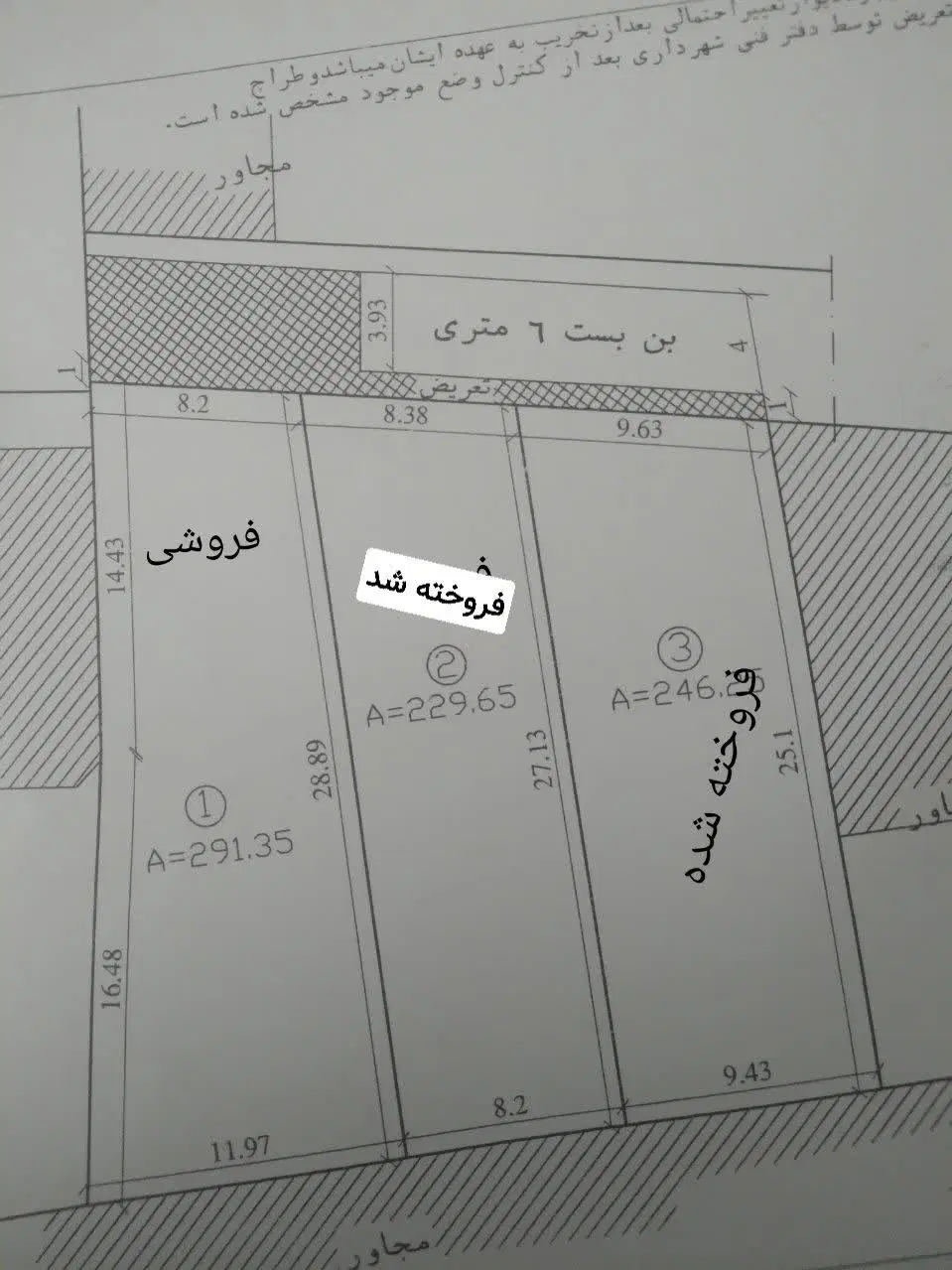 فروش زمین مسکونی